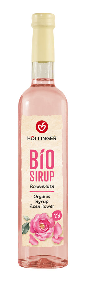 Rosenblüte Sirup 500ml Glass Flasche