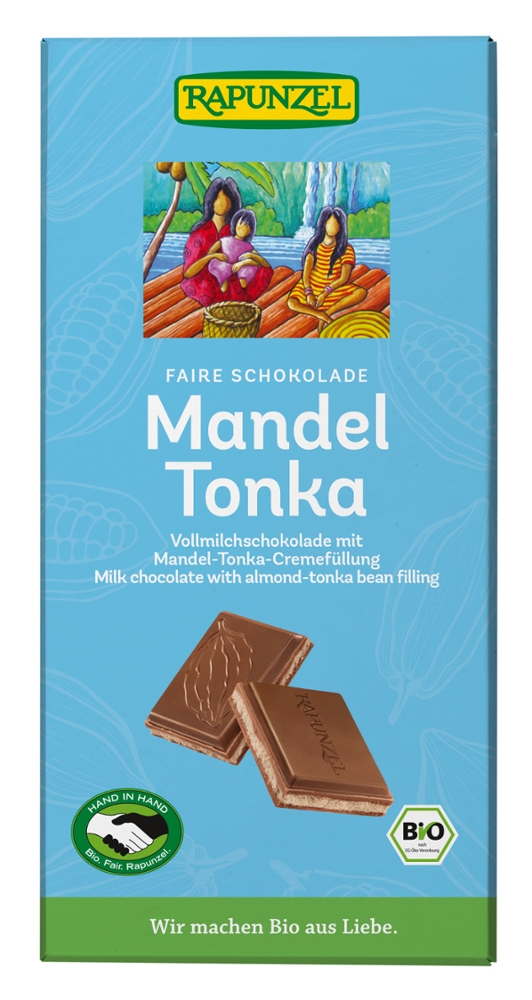 Vollmilch Schokolade Mandel-Tonka HIH